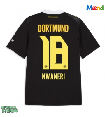 Borussia Dortmund Ethan Nwaneri #18 Replika Udebanetrøje 2026-27 Kortærmet
